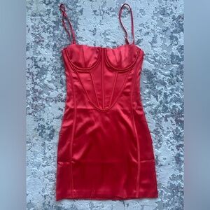 Meshki Vibrant Hot Pink Dress